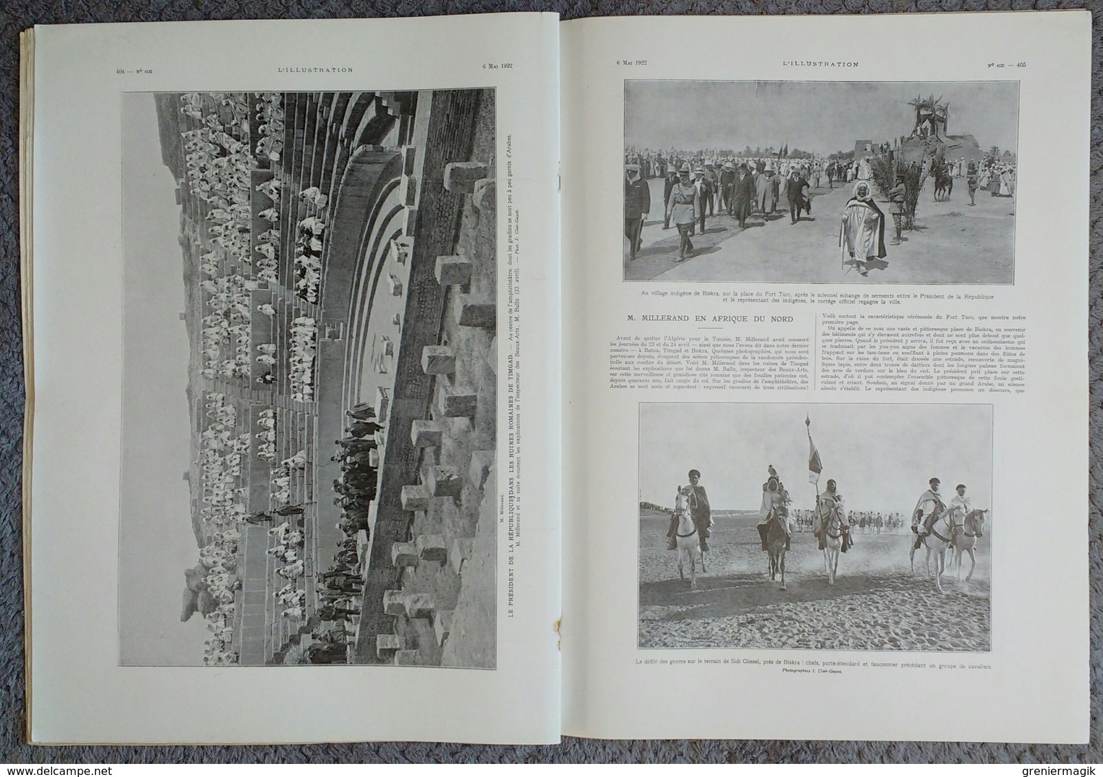 L'Illustration 4131 6 mai 1922 Exposition coloniale de Marseille/La Corse pittoresque/Deschanel/Guynemer/Joffre en Chine