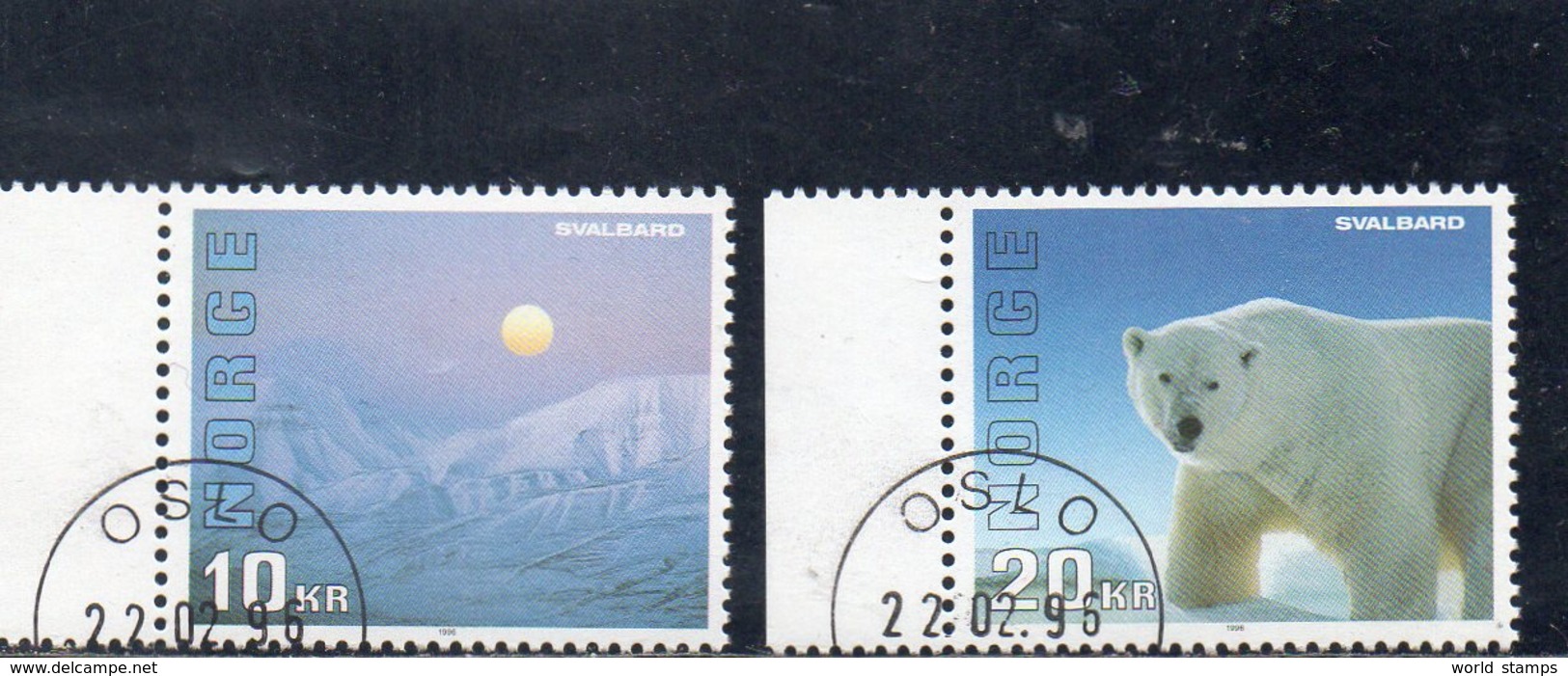 NORVEGE 1996 O - Used Stamps