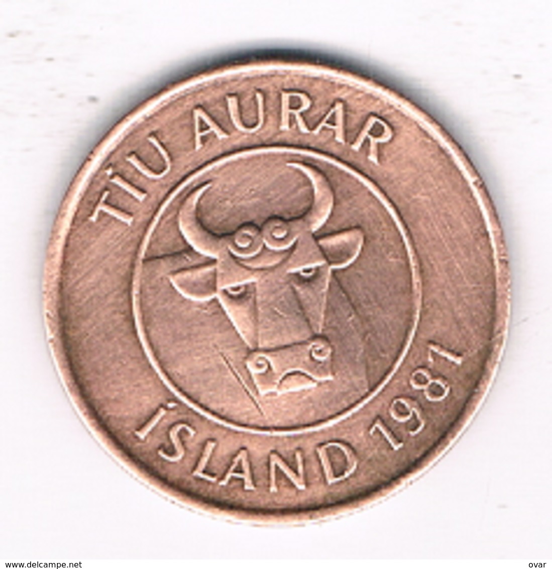 10  AURAR 1981 IJSLAND /2645/ - Islande