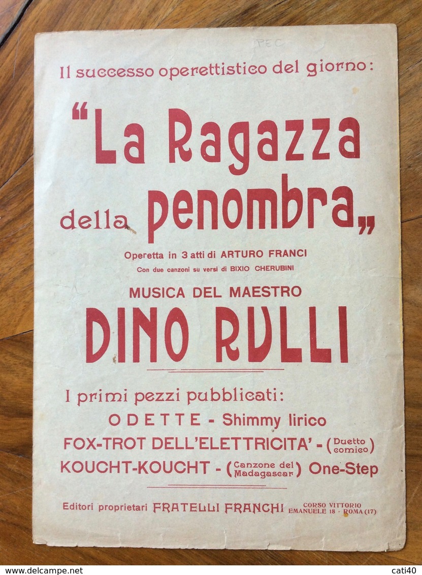 GRAFICA EDITORIALE 1923 SPARTITO MUSICALE Ballate Bambine Di Borella-Benech  DIS.?  ED. F.LLI FRANCHI CASA DELLA CANZONE - Folk Music