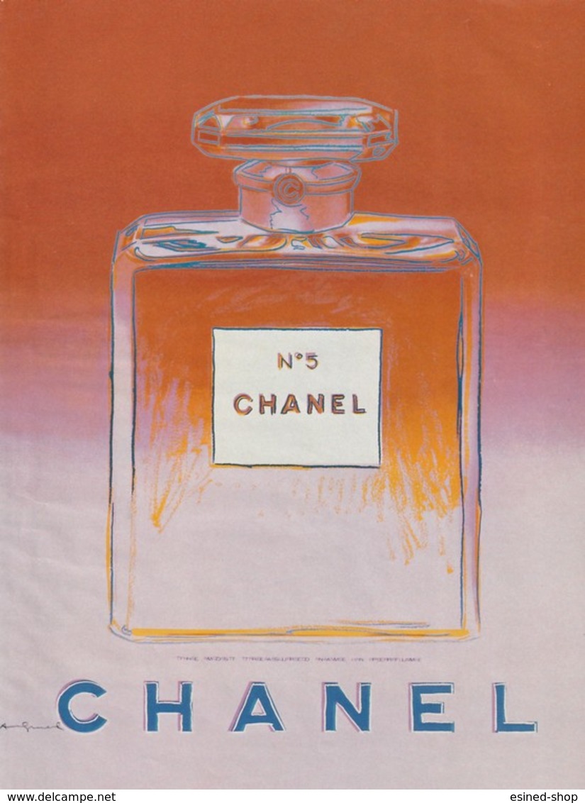Publicité Papier  - Advertising Paper - N°5 De Chanel  Recto Verso - Advertising