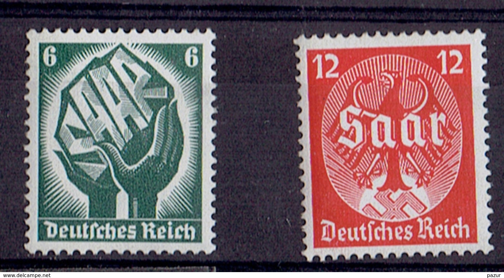 TP - ALLEMAGNE - De 1934 - N° 509 ET 510 XX - Neufs - Neufs