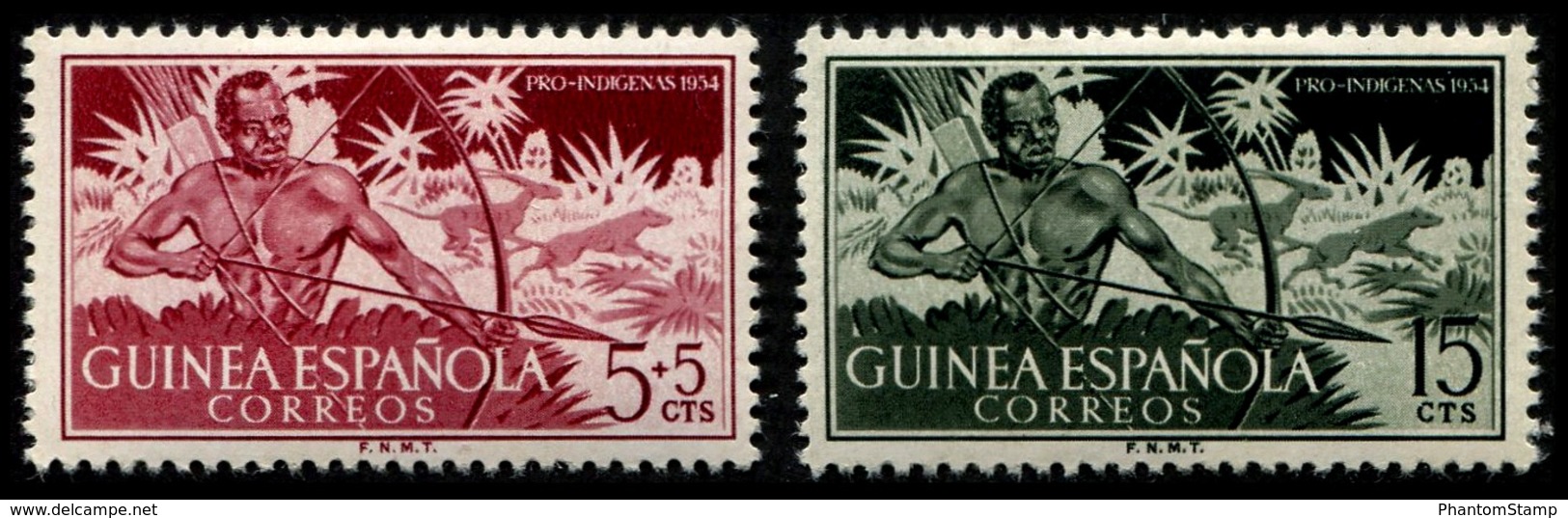 1954 Spain (Guinea) (2) - Guinée Espagnole