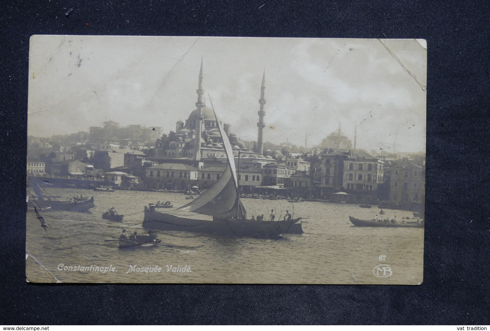 FRANCE - Taxe Sur Carte Postale En FM De Constantinople En 1920 - L 25813 - 1859-1959 Lettres & Documents