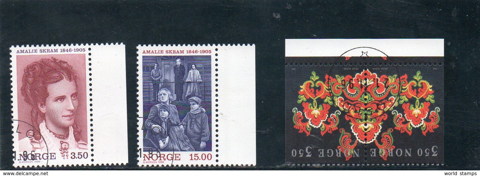 NORVEGE 1996 O - Used Stamps