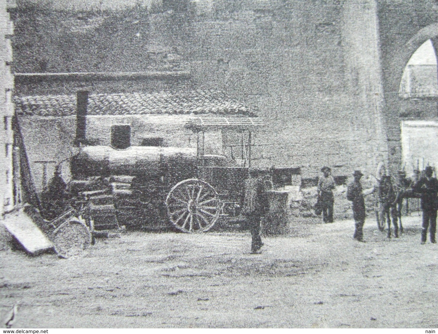 ITALIE - BRINDISI - " PORTA MESAGNE " - LOCOMOTIVE ....,LIRE LE TEXTE...    "  RARE  " - VOY EN 1917 - Brindisi