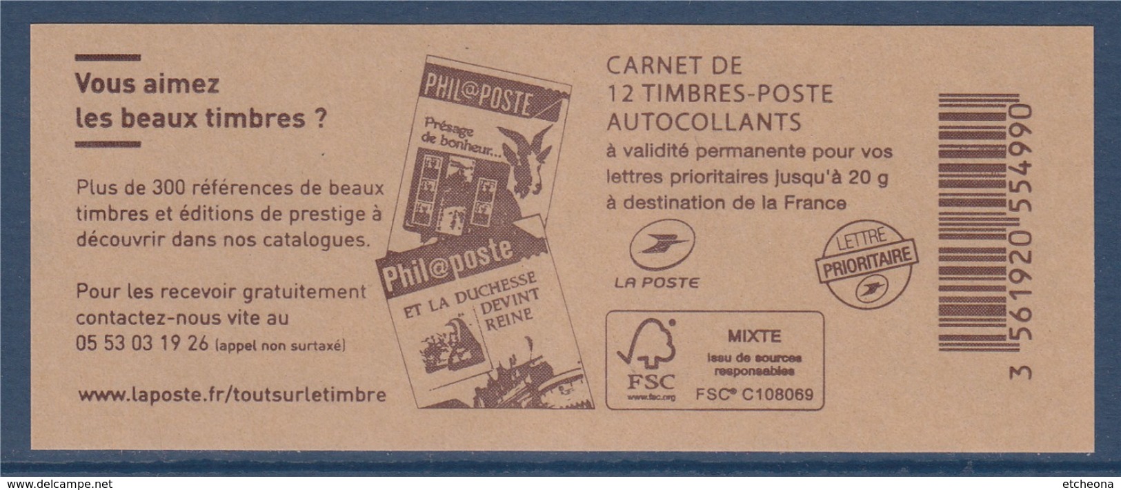 = Daté 29.04.15 CARNET 10 Marianne  Et La Jeunesse, TVP LP France 20g  N°851-C17 Vous Aimez Les Beaux Timbres - Autres & Non Classés