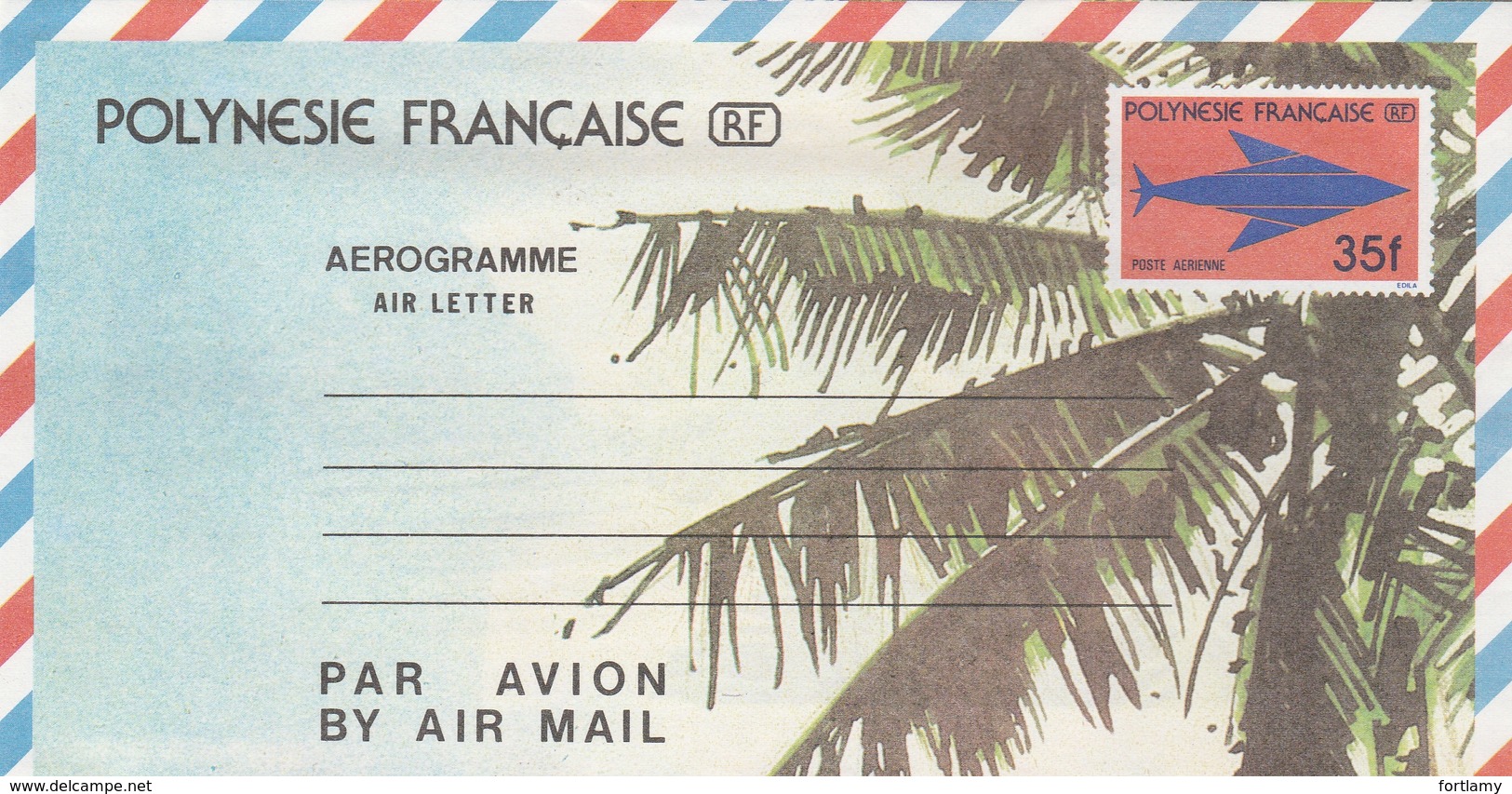 LOT 1531 POLYNESIE AEROGRAMME N°4 - Aérogrammes