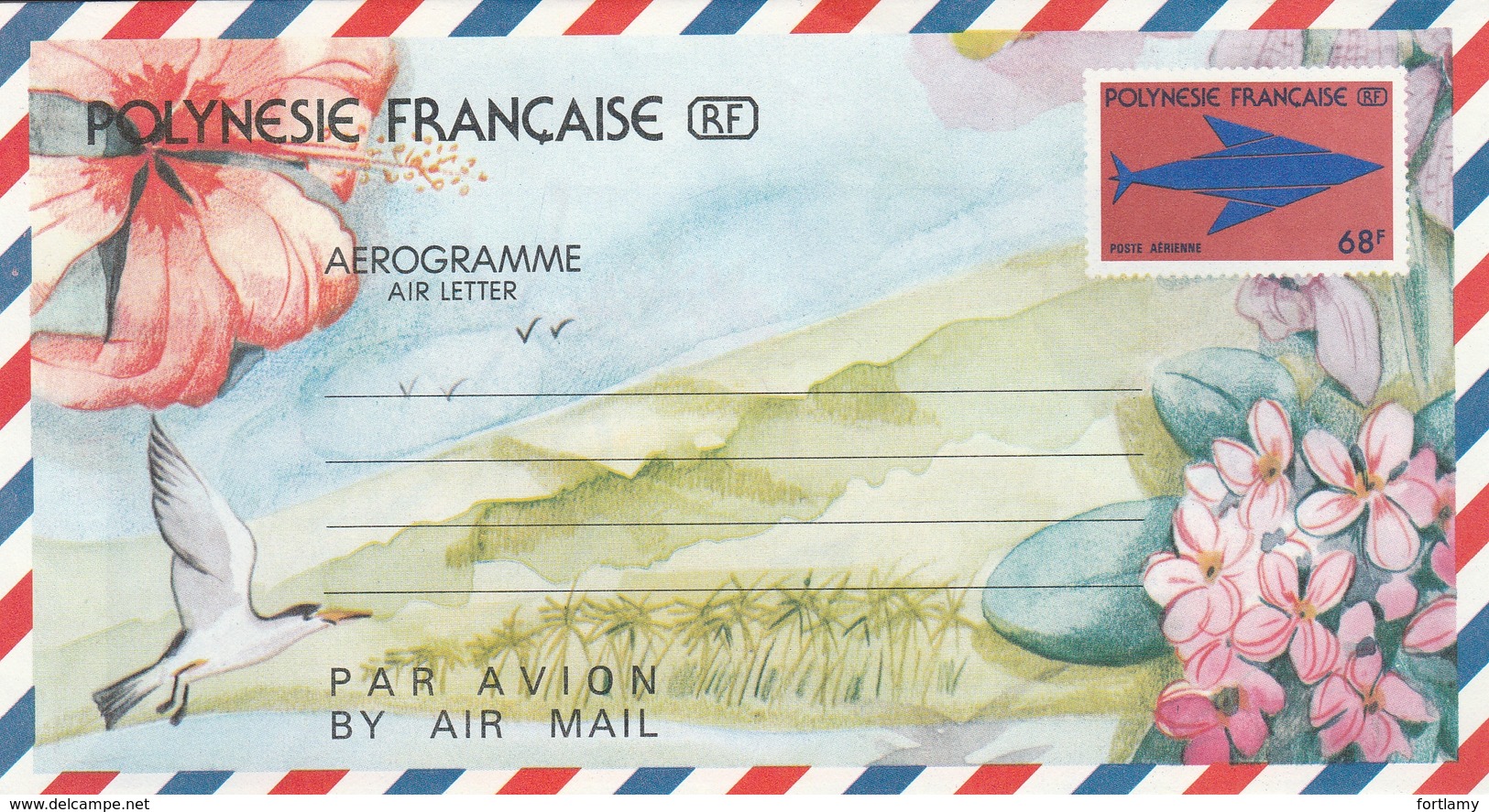 LOT 1532 POLYNESIE AEROGRAMME N°5-6-7-8-9 - Aérogrammes