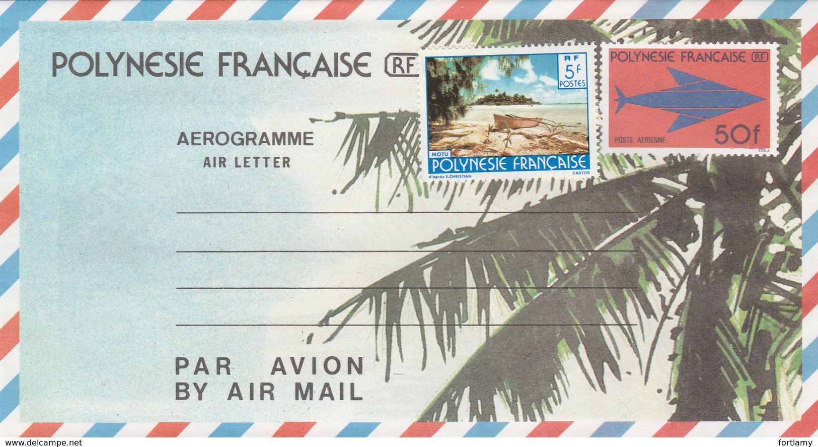 LOT 1532 POLYNESIE AEROGRAMME N°5-6-7-8-9 - Aérogrammes