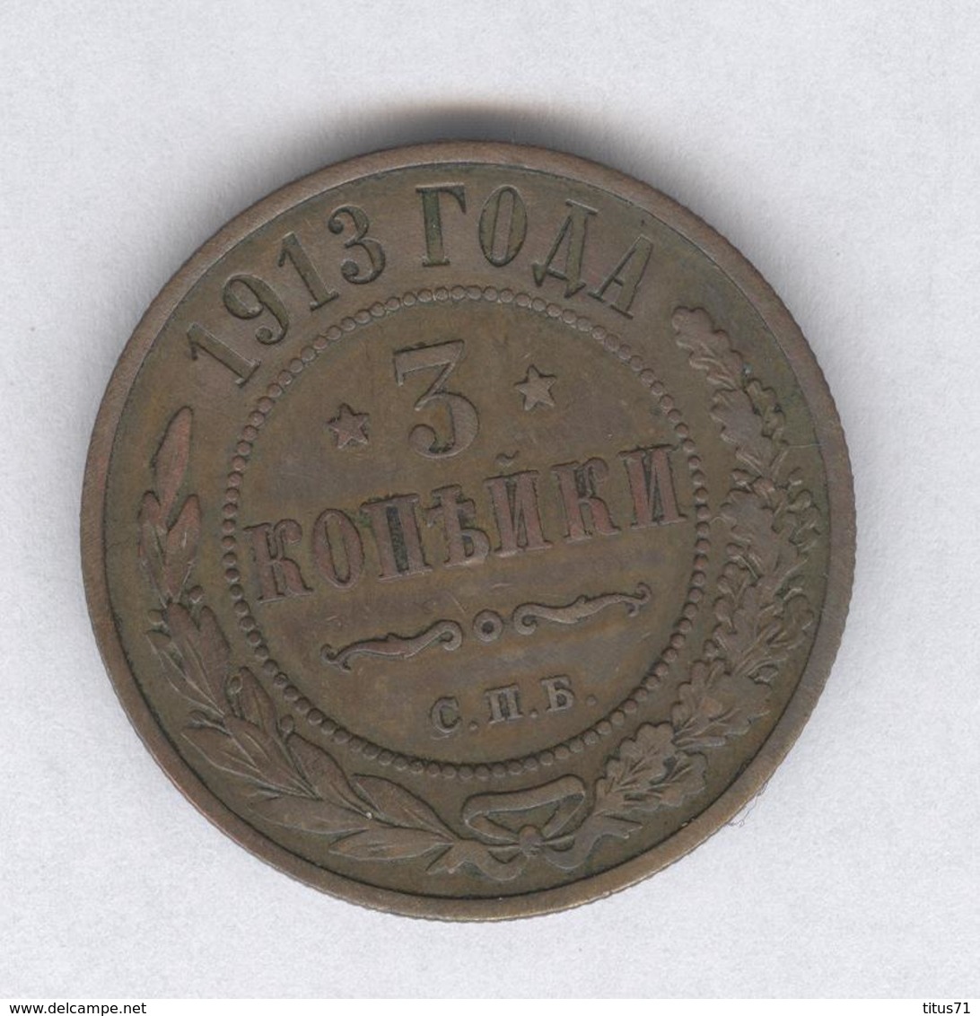 3 Kopeck Russie 1913 SUP - Russie