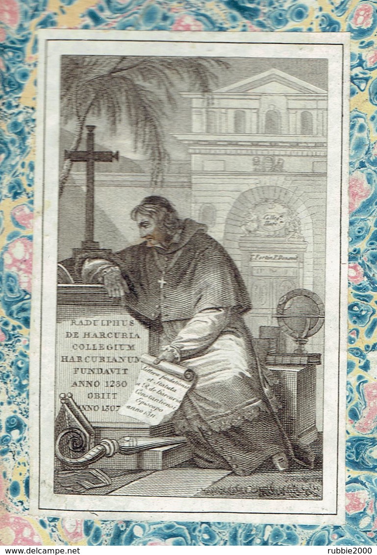 EX LIBRIS DU COLLEGE D HARCOURT 94 RUE DE LA HARPE A PARIS ACTUELLEMENT LYCEE SAINT LOUIS - Ex-libris