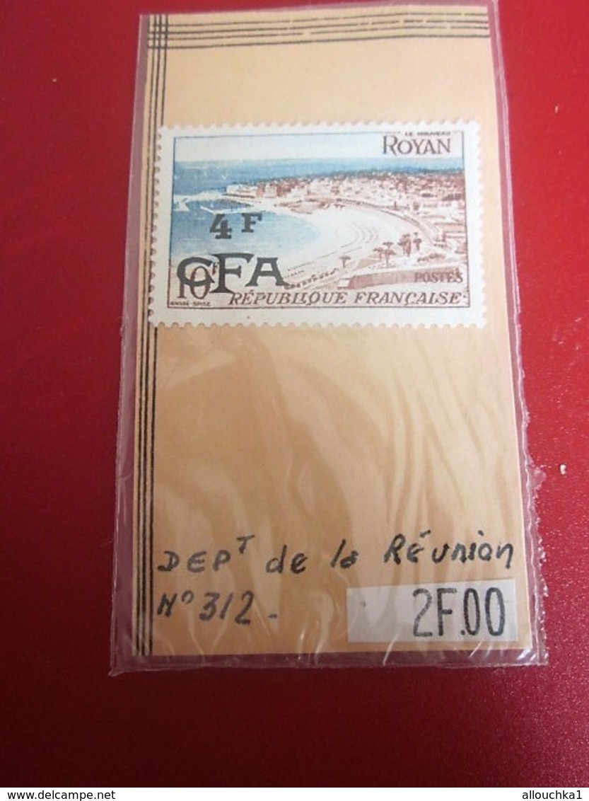 En CFA Département De La Réunion N° 312 Timbre Royan Europe France (ex-colonies & Protectorats)  Réunion 1949-75  Neuf*​ - Neufs