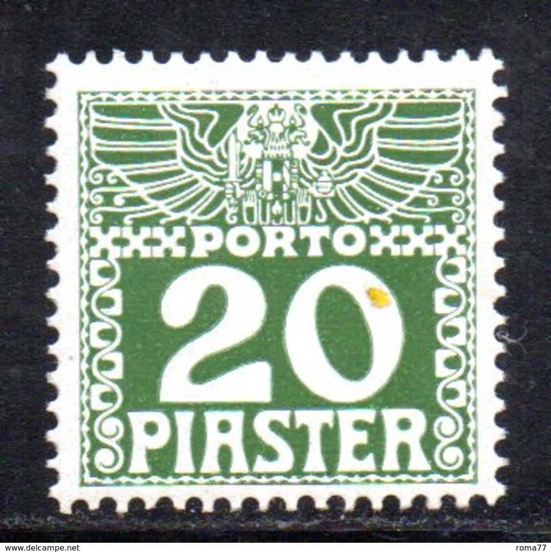 XP4597 - LEVANTE AUSTRIA 1908, Segnatasse Unificato 10 Pi. N. 13D Nuovi Linguellati  * (2380A) . - Oriente Austriaco