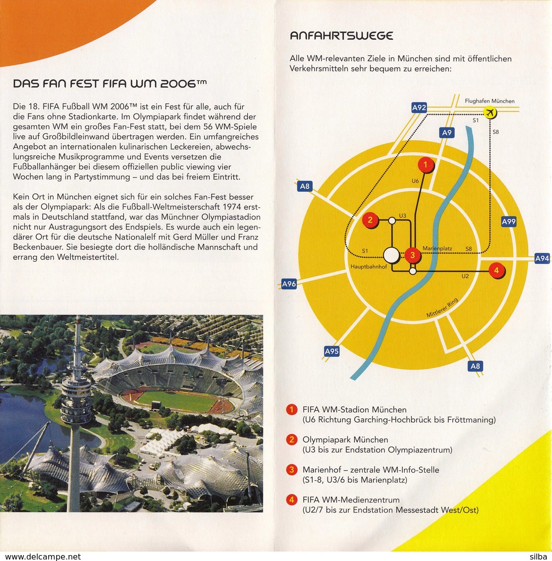 Germany Munich FIFA World Championship 2006 / Prospectus, Brochure - Apparel, Souvenirs & Other