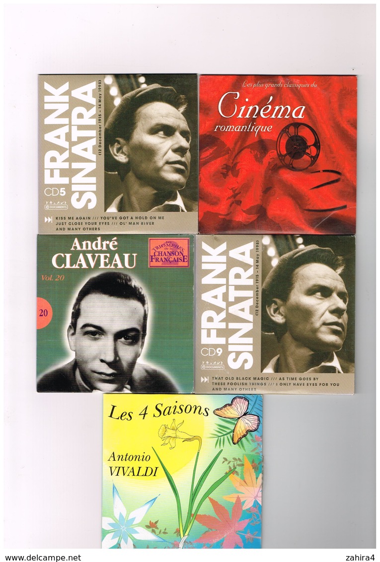 Lot 3 CD 4 Saisons Antonio Vivaldi - André Claveau Vol. 20 - Classiques Du Cinéma Romantique - Sonstige & Ohne Zuordnung