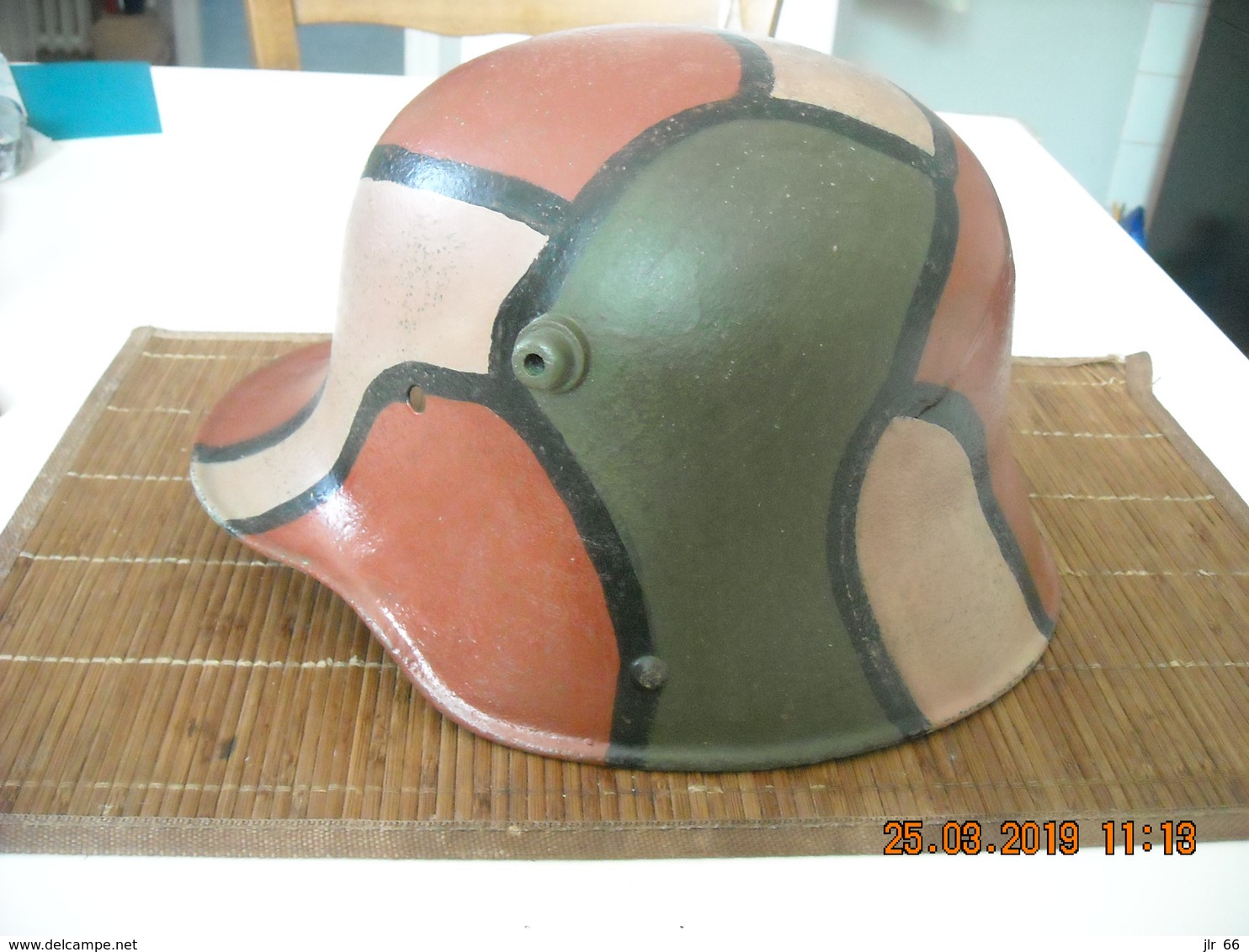 Casque WW1- Camouflé - Allemagne - Casques & Coiffures