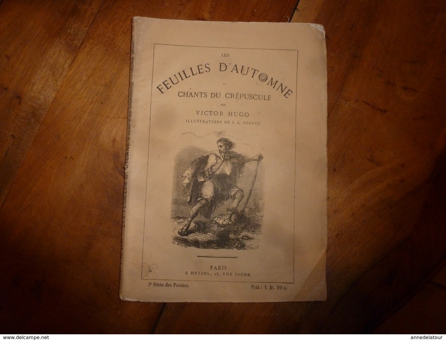 18?? Les Feuilles D'automne Et Chants Du Crépuscule - Par Victor Hugo - Illustr Par Beaucé - Edition Hetzel - Autores Franceses