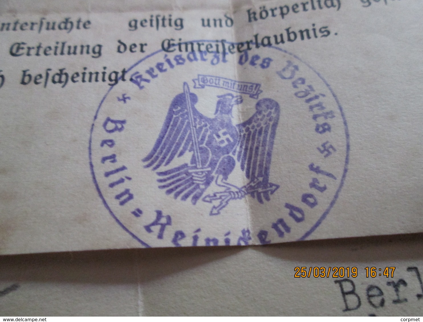 DEUTSCHES REICH 1935  PASSPORT - PASSEPORT for AGNES HESSE to emigrate to ARGENTINA + GERMAN TESTIMONY with NAZI REVENUE