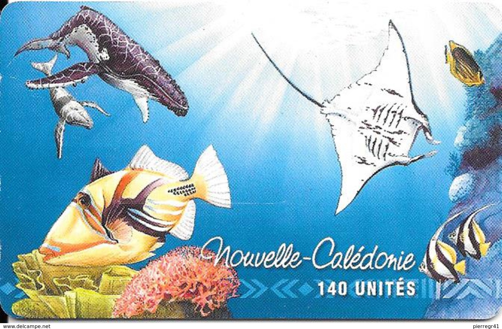 CARTE-PUCE-NOUVELLE CALEDONIE-NC67-140U-07/99 -SC7-LE LAGON-UTILISE-TBE-R°Tres Legere Strie - Nouvelle-Calédonie