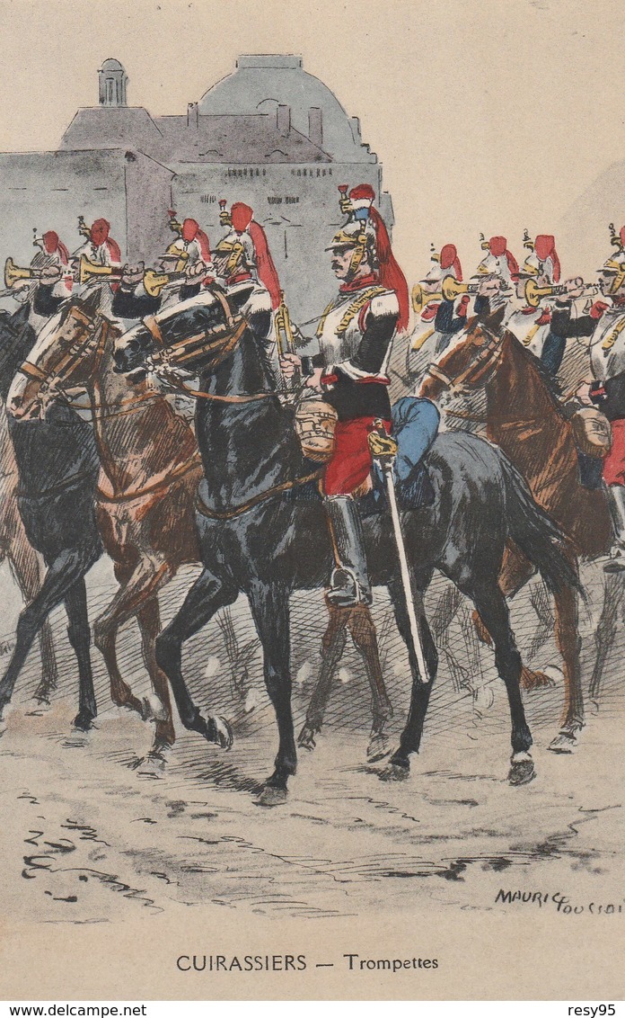 -CP-CUIRASSIERS - TROMPETTES  (Maurice Toussaint)  Voir Scan - Autres & Non Classés