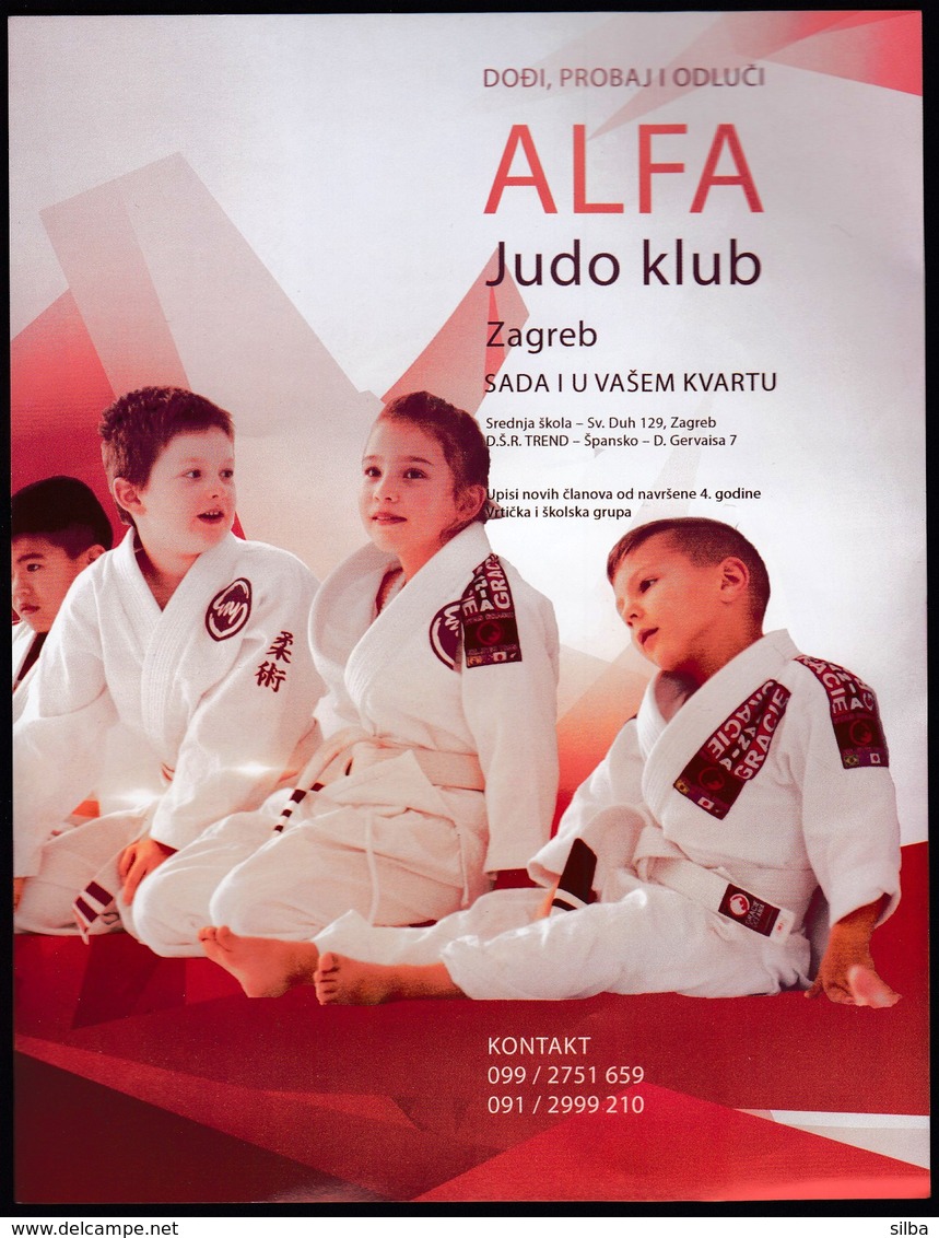 Croatia 2019 / Alfa Judo Club / Prospectus, Brochure - Advertising