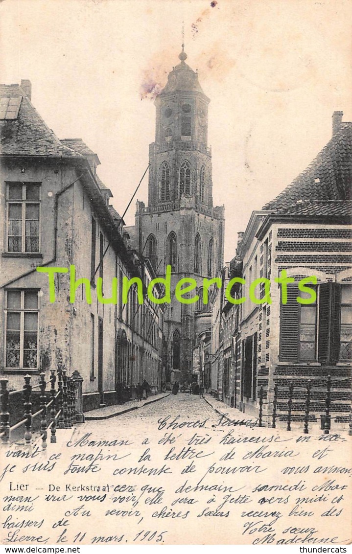 CPA LIER DE KERKSTRAAT - Lier