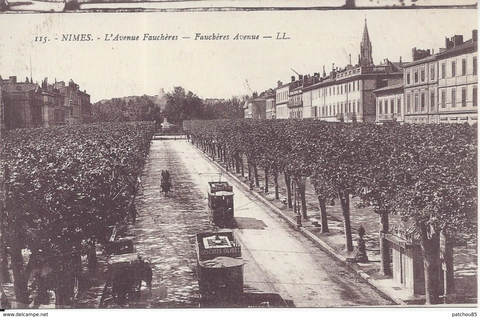 CPA  France  30  Gard  Nîmes  L’Avenue Fauchères - Nîmes