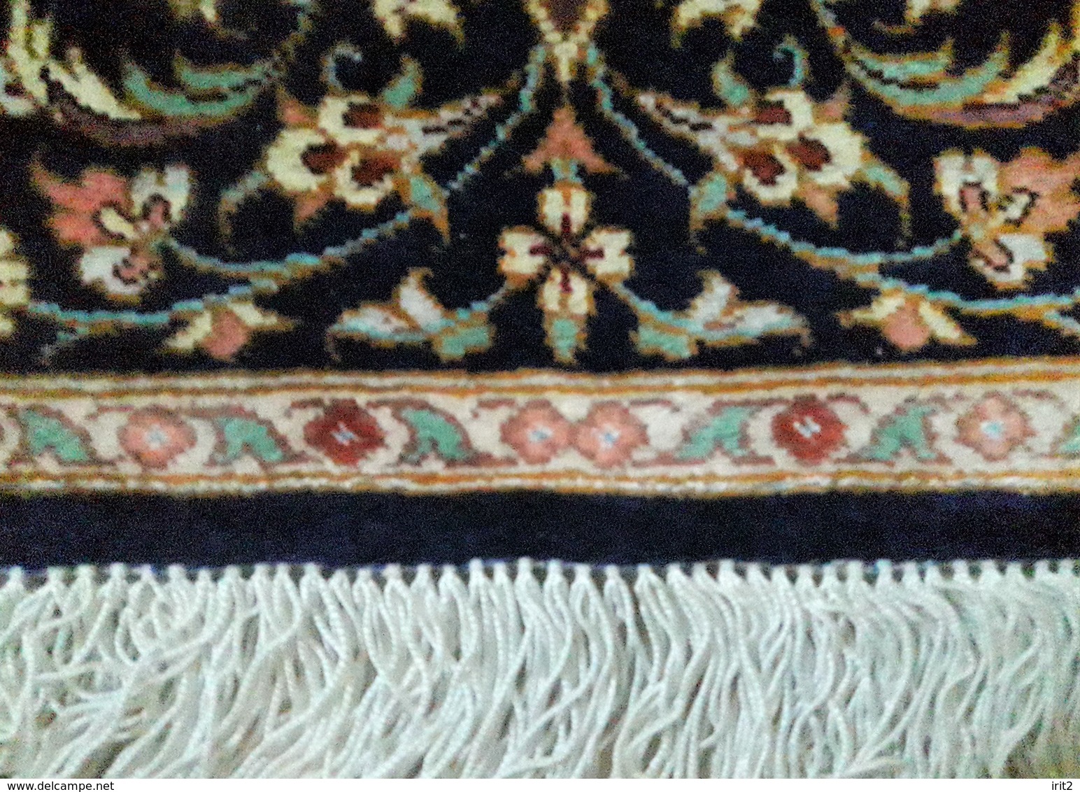 Persia - Iran - Tappeto Persiano QUM 100% Pura Seta - 100% Silk - Tapis & Tapisserie