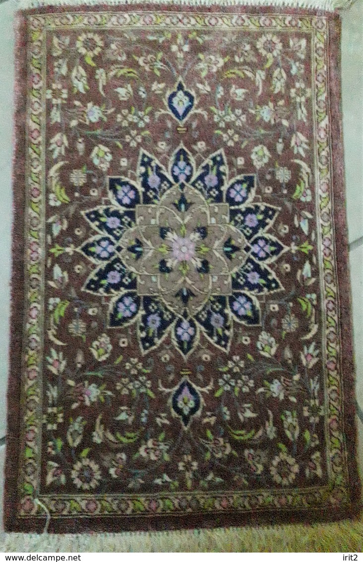 Persia - Iran - Tappeto Persiano QUM 100% Pura Seta - 100% Silk - Alfombras & Tapiceria