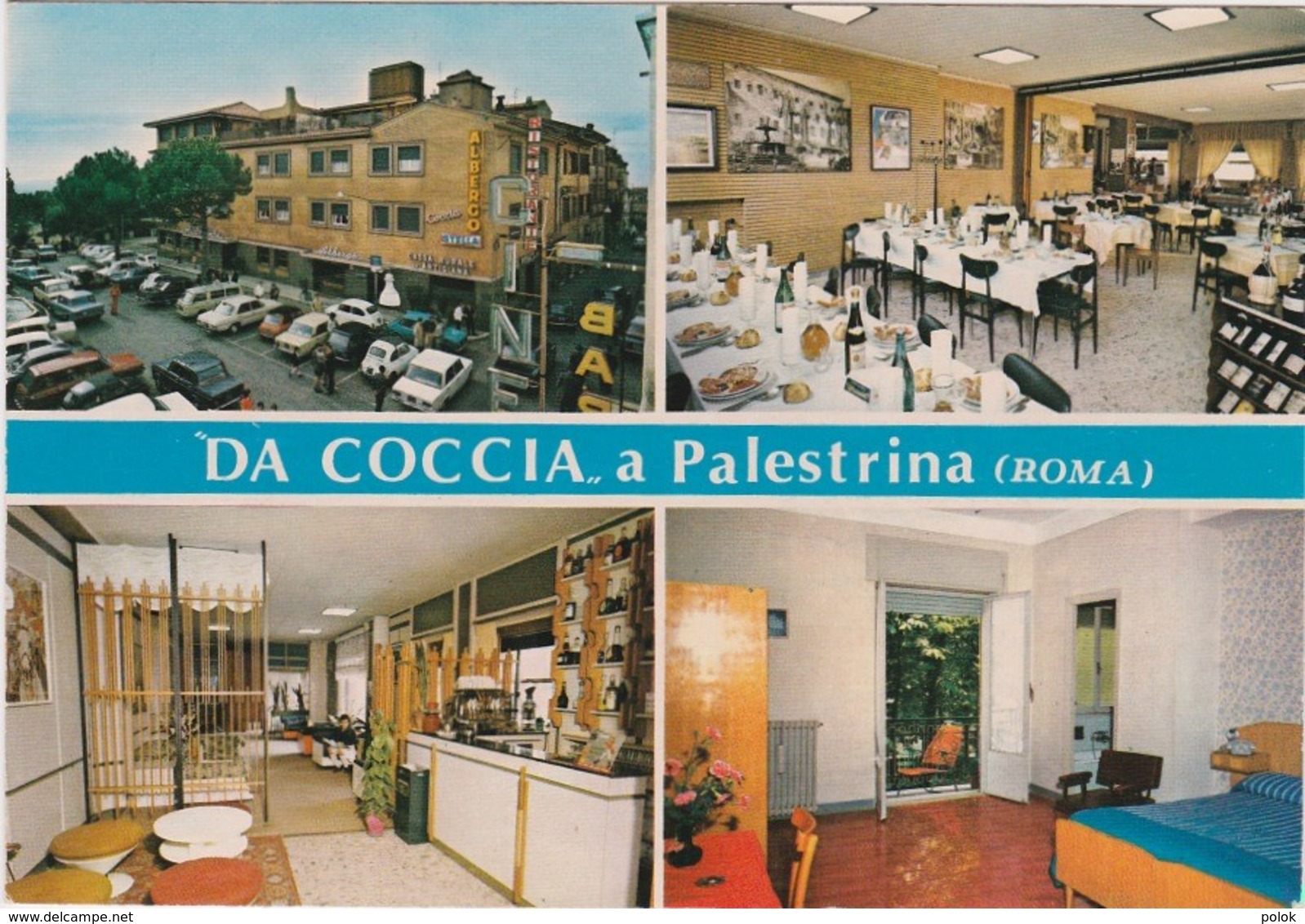 Bt - CPM Italie - Roma - "DA COCCIA" A Palestrina - Ristorante Albergo "Stella" - Cafés, Hôtels & Restaurants