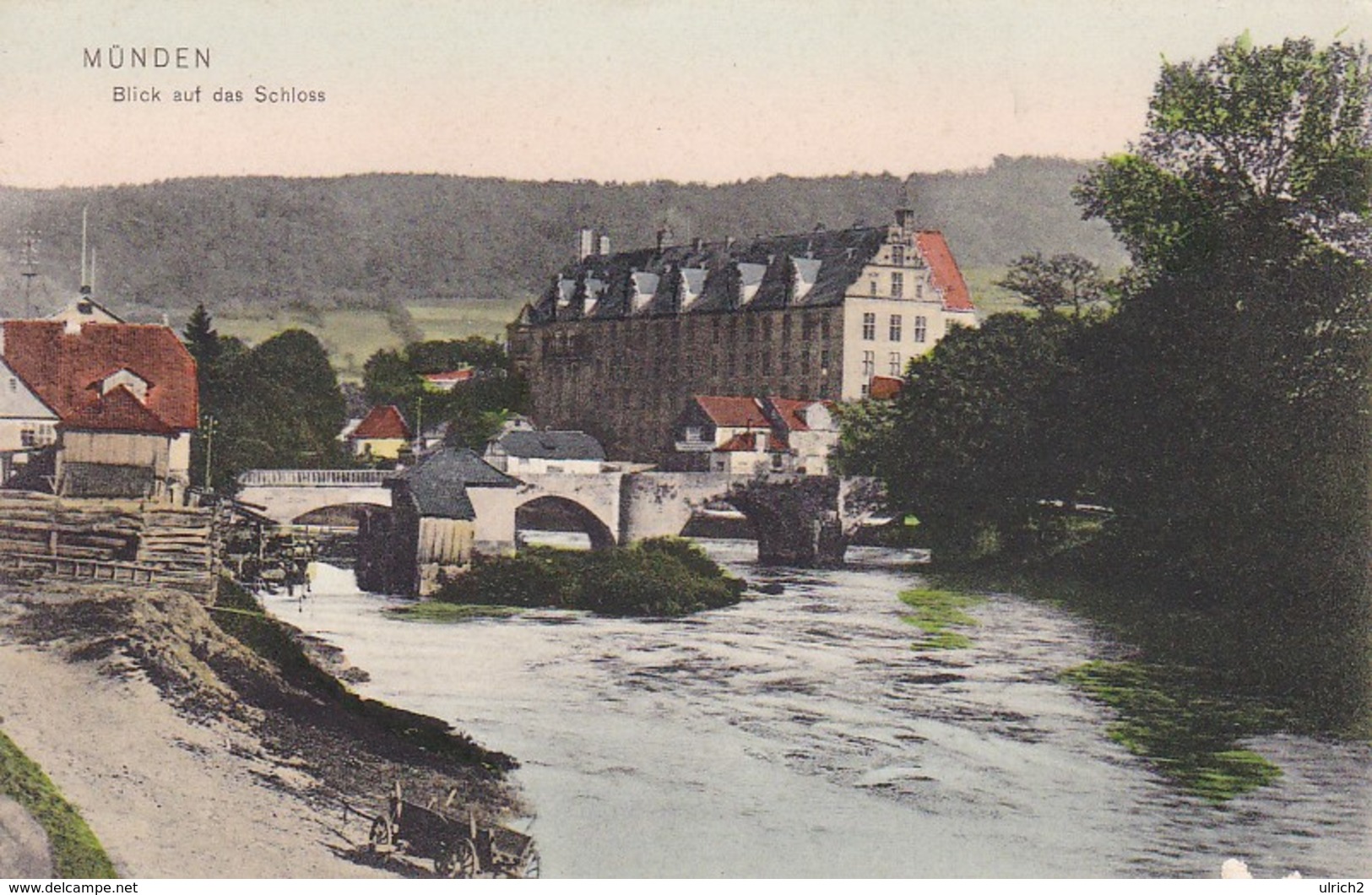 AK Münden - Blick Auf Das Schloss (40255) - Hannoversch Muenden