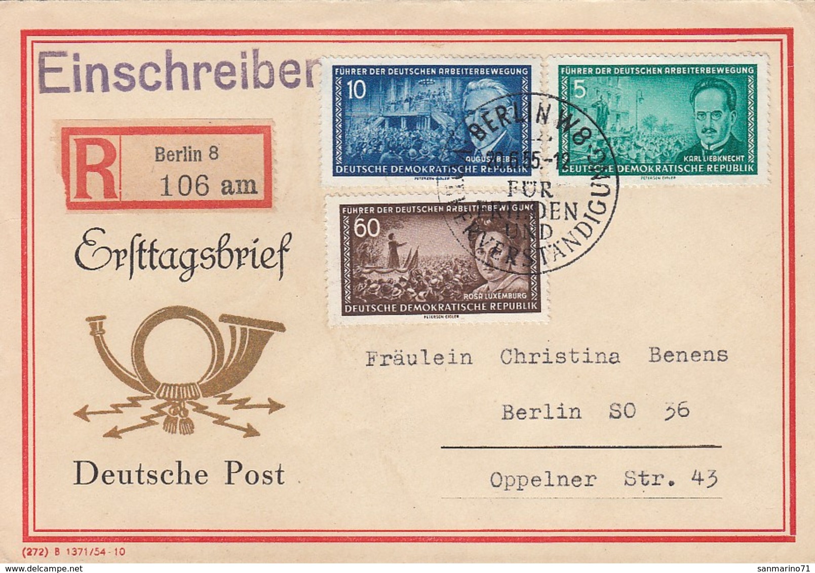 FDC GERMANY DDR 472 - Sonstige & Ohne Zuordnung