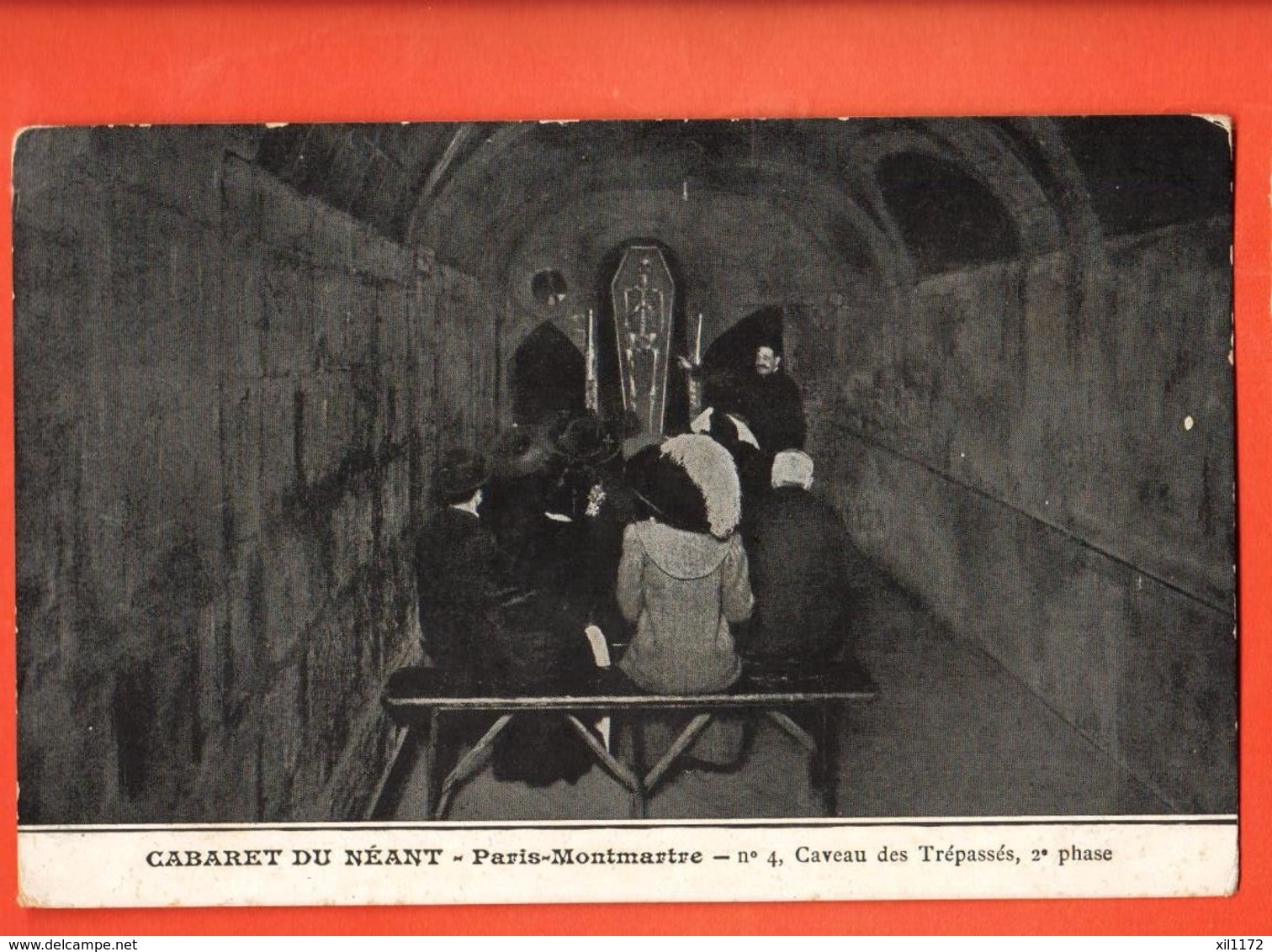 TSA-40 Cabaret Du Néant Paris-Montmartre Caveau Des Répassés, 2eme Phase. Non Circulé - Théâtre