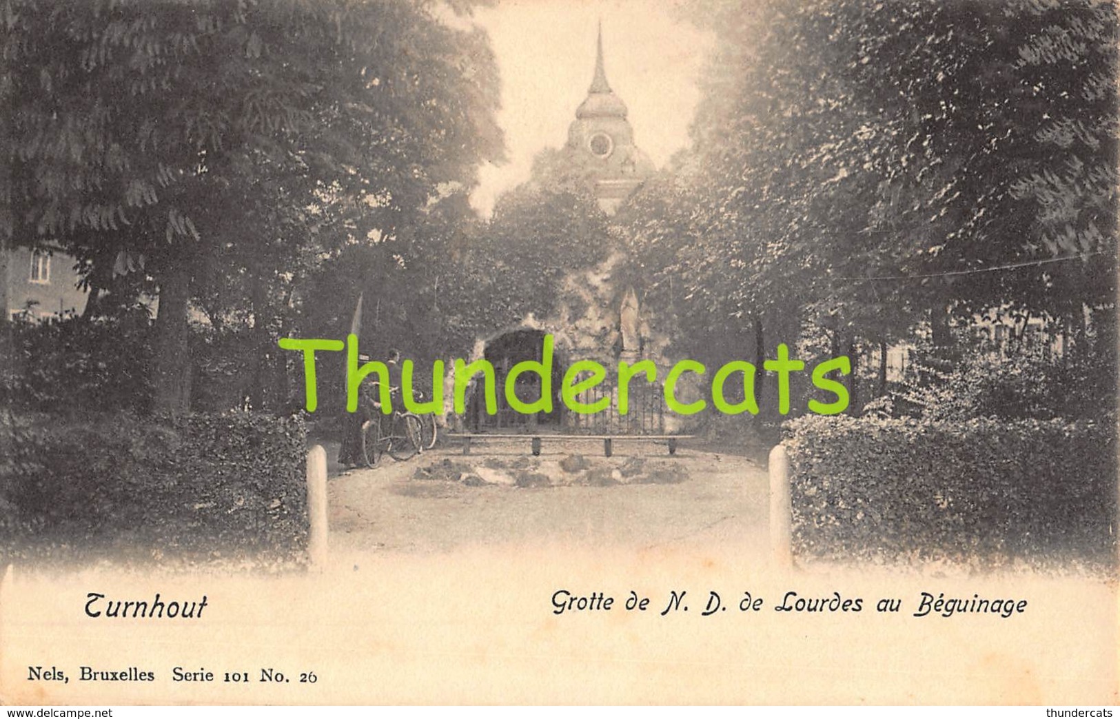 CPA  TURNHOUT GROTTE DE N D DE LOURDES AU BEGUINAGE NELS SERIE 101 NO 26 - Turnhout