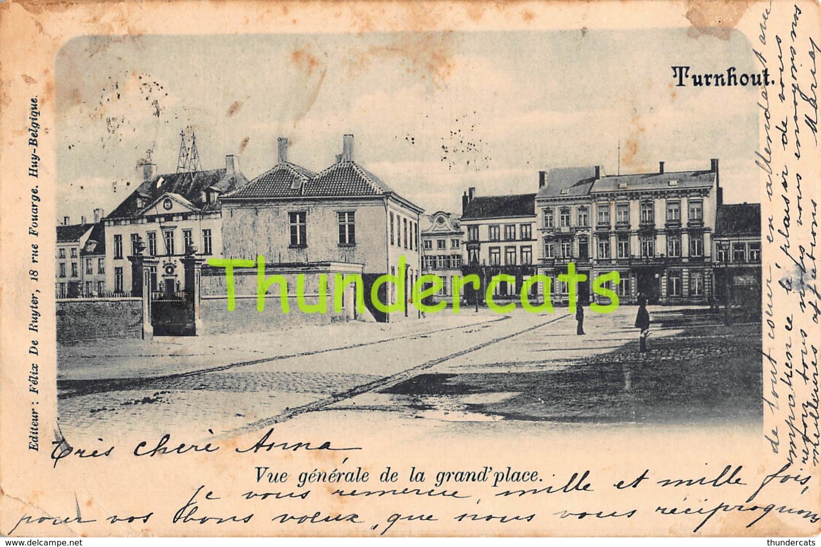 CPA TURNHOUT VUE GENERALE DE LA GRAND PLACE - Turnhout