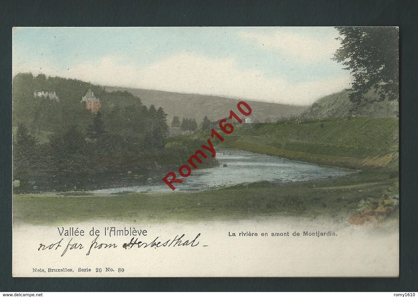 Vallée De L'Amblève - La Rivière En Amont De Montjardin. Nels Série 20 N° 80 En Couleur - Amel