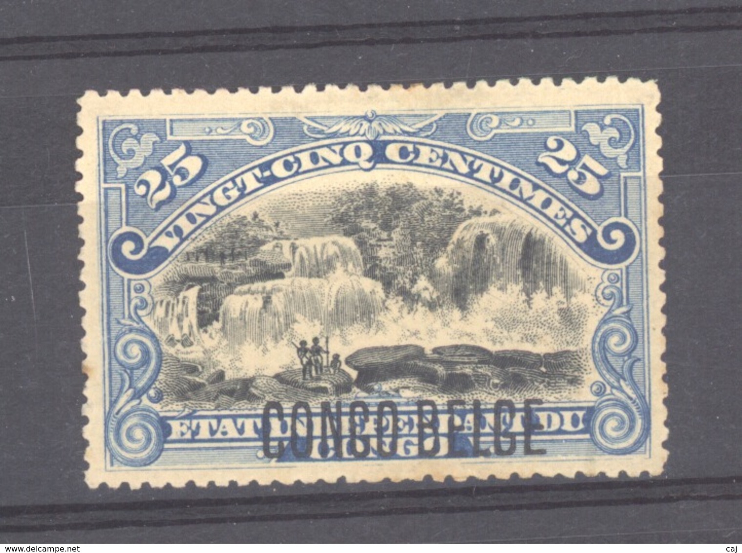 Belgique  -  Congo  :  COB   43  *  Surcharge  T2 - Unused Stamps