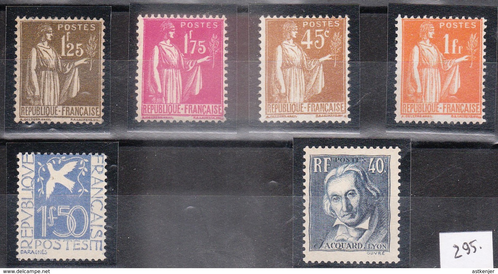 Petit Lot (une Trentaine) De Timbres De FRANCE (Années Entre 1934 Et 1938) - Neufs (dont Le 287 Et Le 294) - Otros & Sin Clasificación