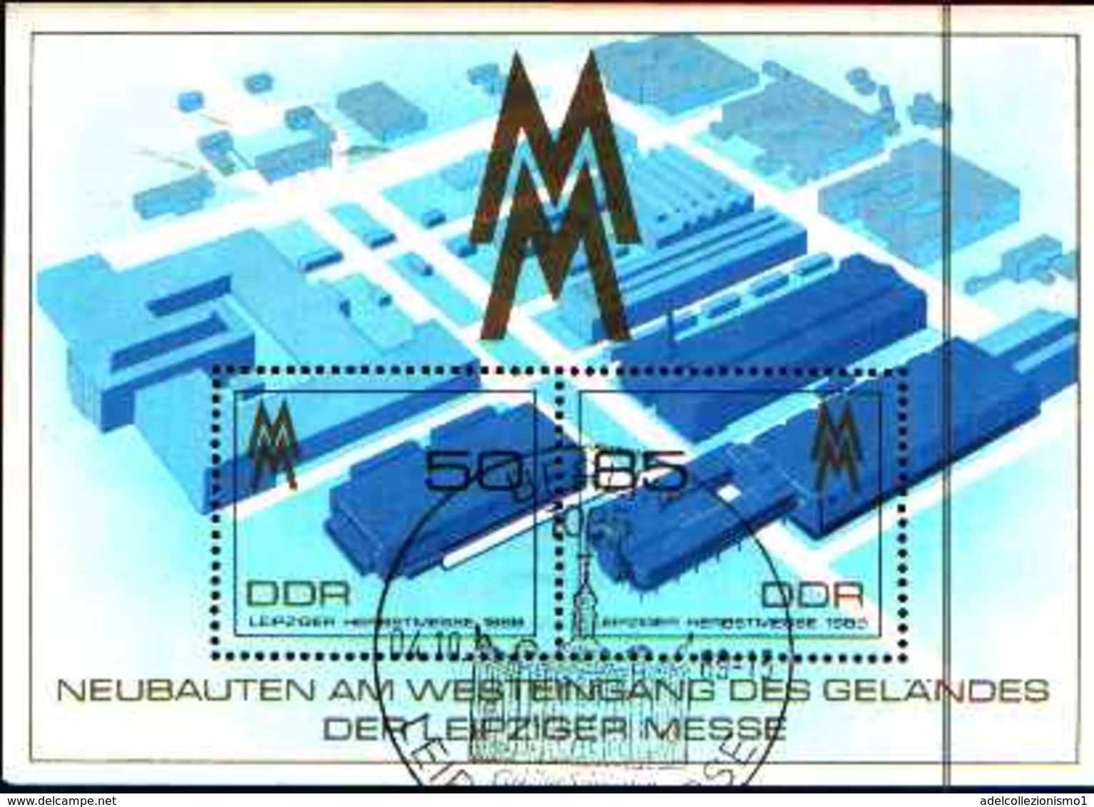 91742) GERMANY - GERMANIA - DDR - BF - 1989 - Fiera Autunnale Di Lipsia-USATO - Libretti