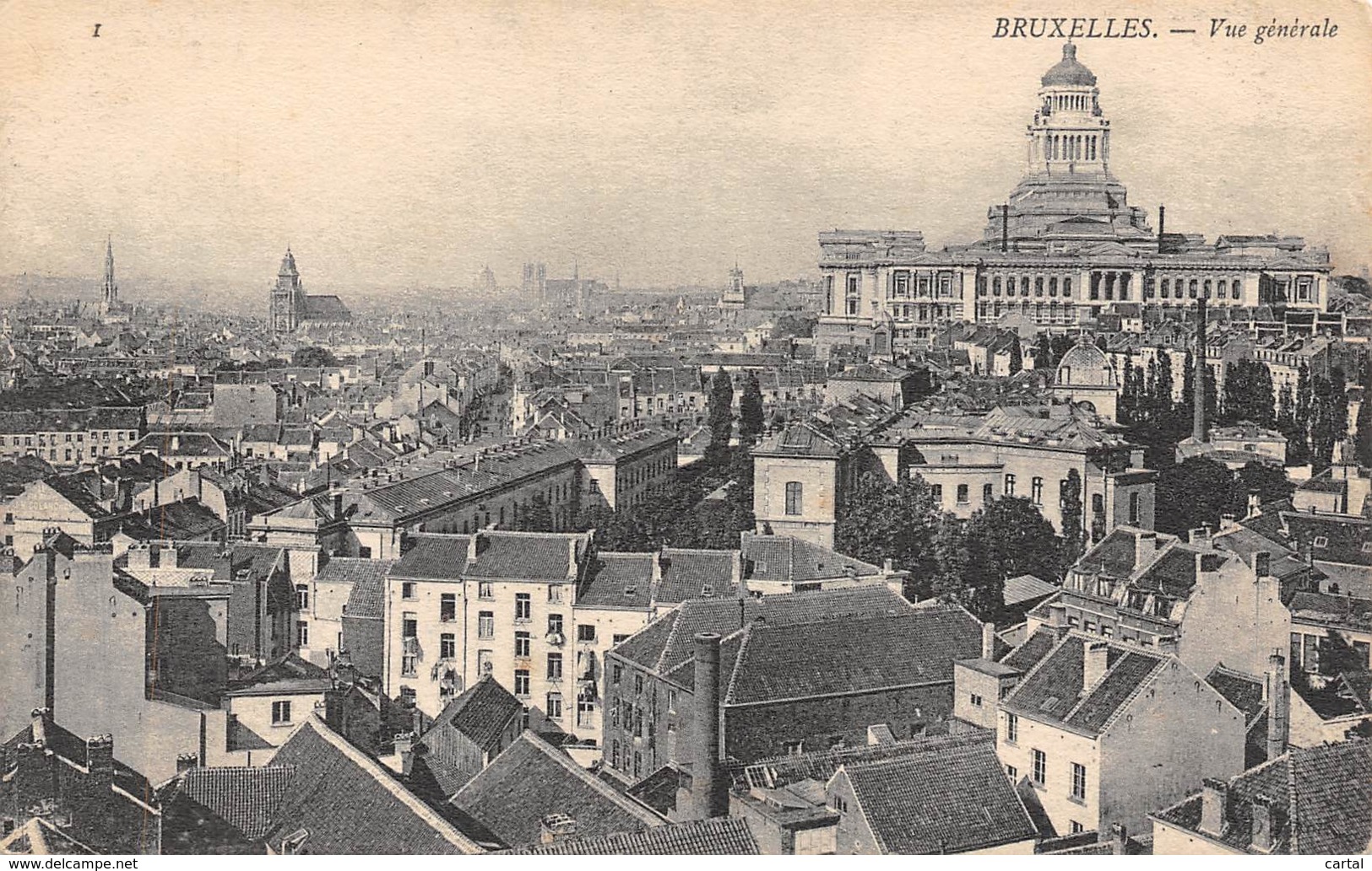 BRUXELLES - Vue Générale - Mehransichten, Panoramakarten