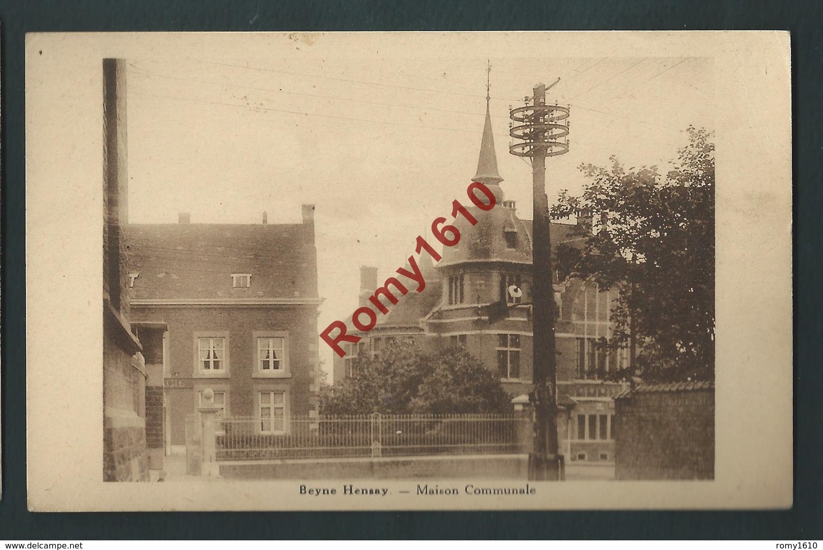 Beyne Hensay (Beyne Heusay) - Maison Communale. Evrard Julémont, Spécialité De Crème Glacée. - Beyne-Heusay