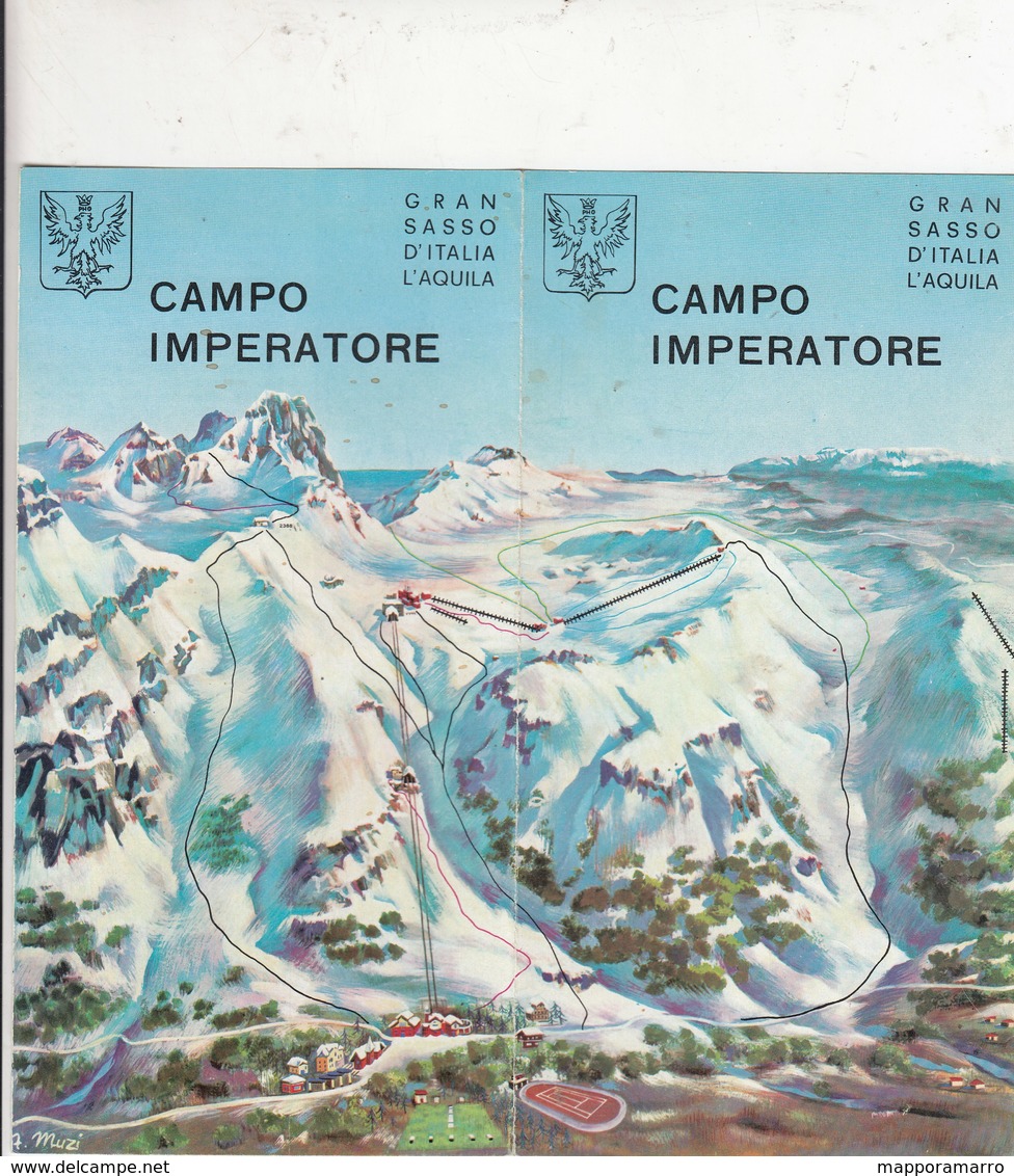 DEPLIANT TURISTICO - CAMPO IMPERATORE - GRAN SASSO- - Dépliants Touristiques