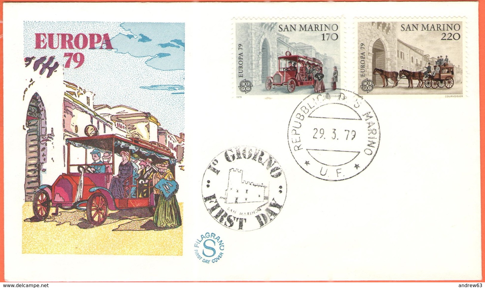 SAN MARINO - 1979 - Europa Cept - FDC - Filagrano - FDC