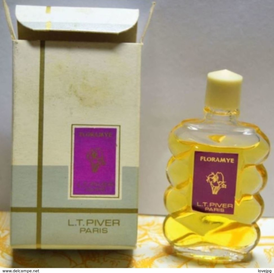 Tres Rare MINIATURE Flacon De Parfum Floramye L.T PIVER - Unclassified