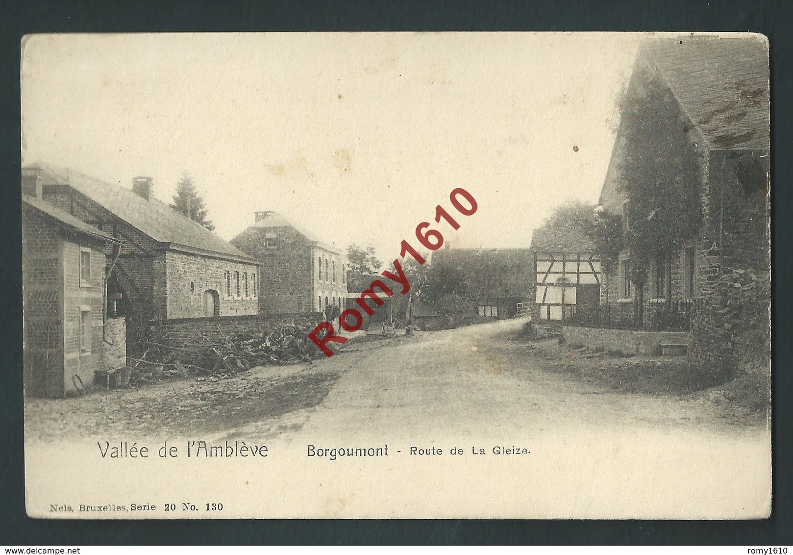 Vallée De L'Amblève - Borgoumont - Route De La Gleize. Nels Série 20 N° 130 - Amel