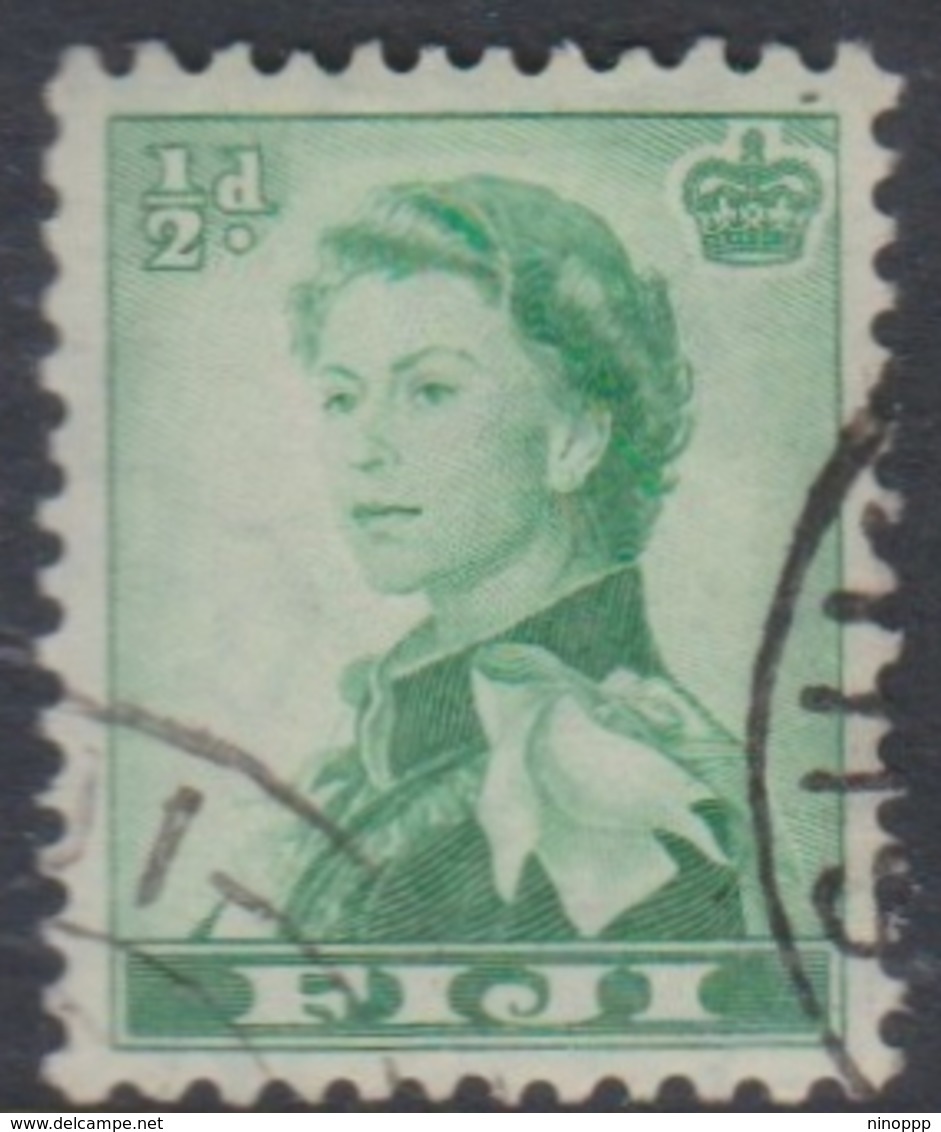 Fiji SG 298 1959-63 Queen Elizabeth II Definitives, Half Penny Emerald Green, Used - Fidschi-Inseln (...-1970)