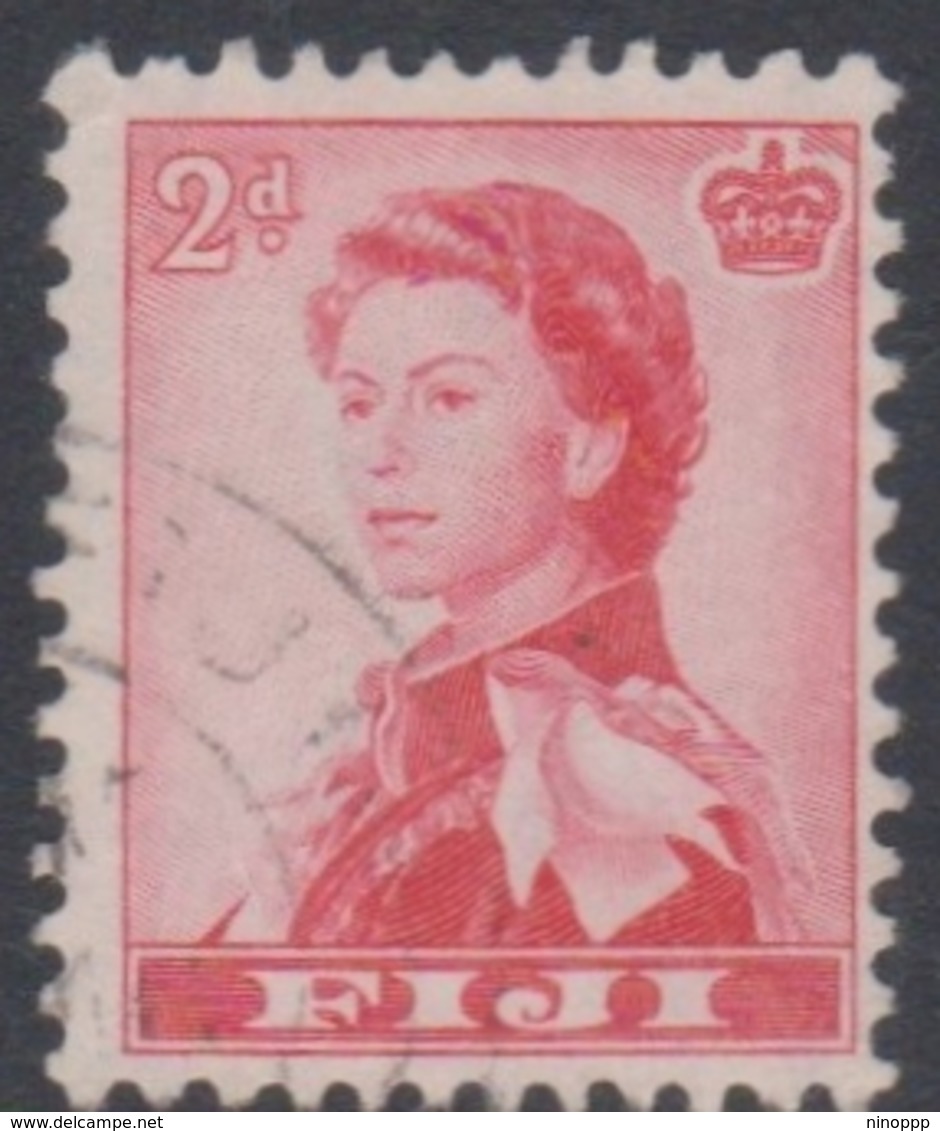 Fiji SG 312 1962-67 Queen Elizabeth II Definitives 2d Rose Red, Used - Fiji (...-1970)