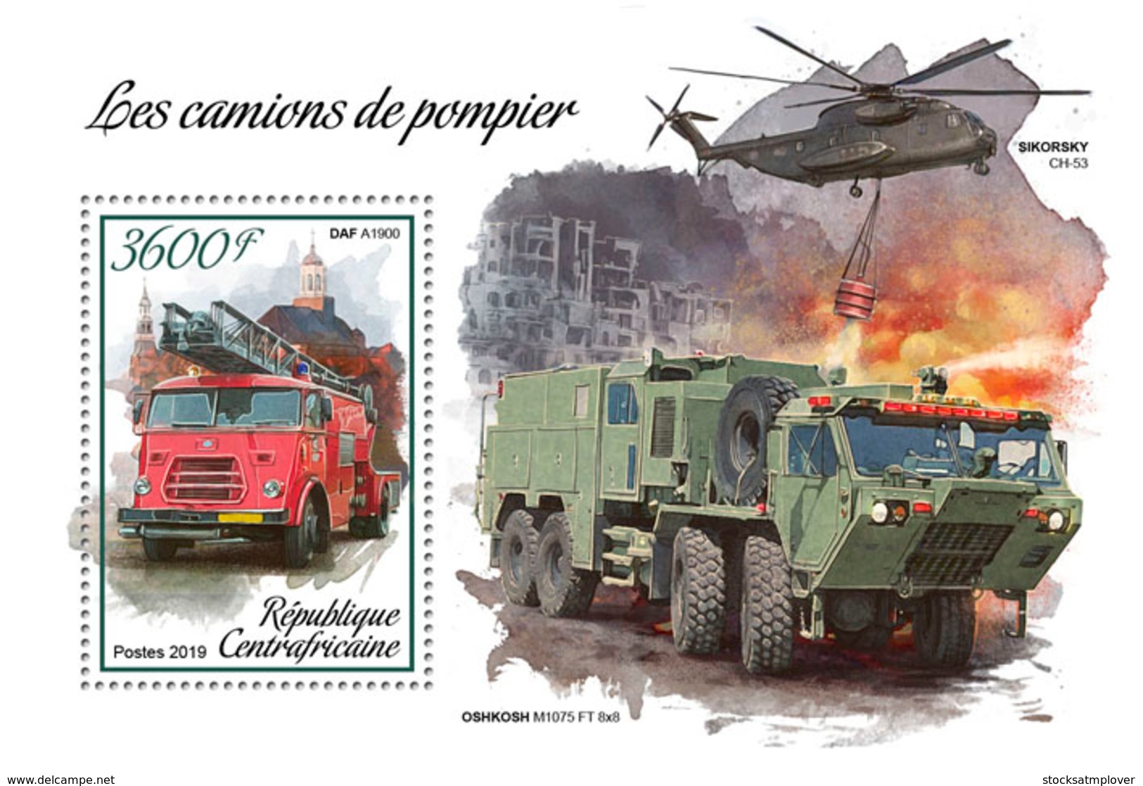 Central Africa 2019   Fire Engines  S201902 - Central African Republic