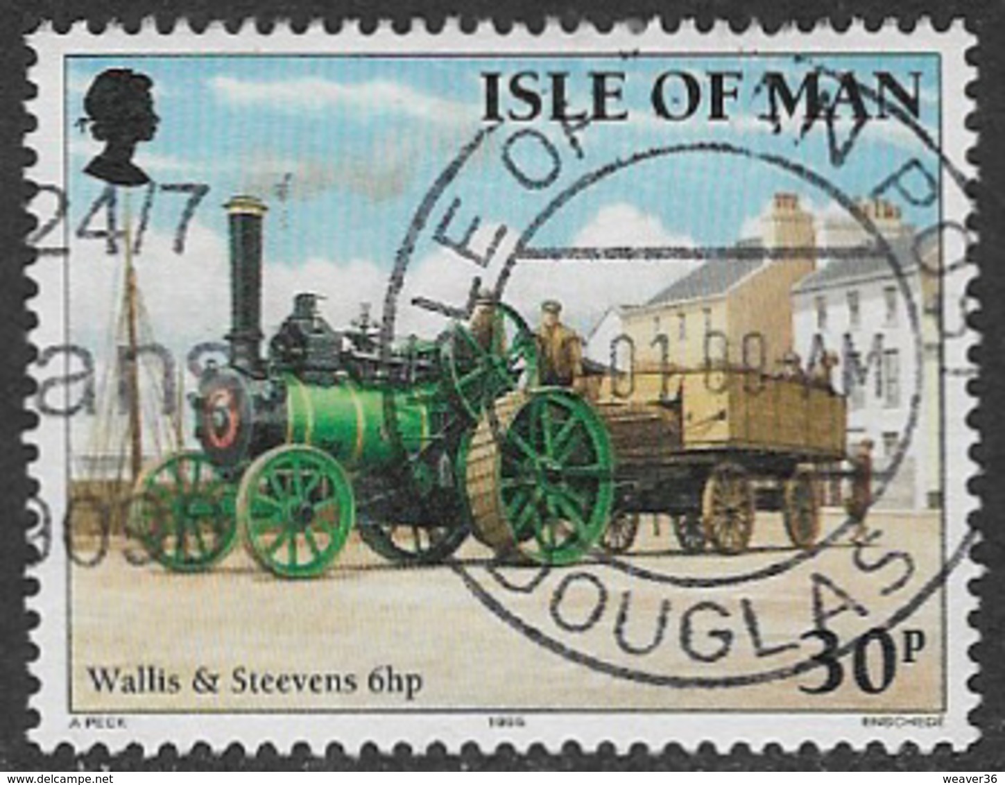 Isle Of Man SG631 1995 Steam Traction Engines 30p Good/fine Used [31/27625/25D] - Isle Of Man